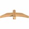 Ekena Millwork Bellingham Timber Gable Bracket, Western Red Cedar, 36"W x 12"H x 3 1/2"D x 3 1/2"F, 8/12 Pitch GBW036X12X0404BEL00SWR - alternate 5